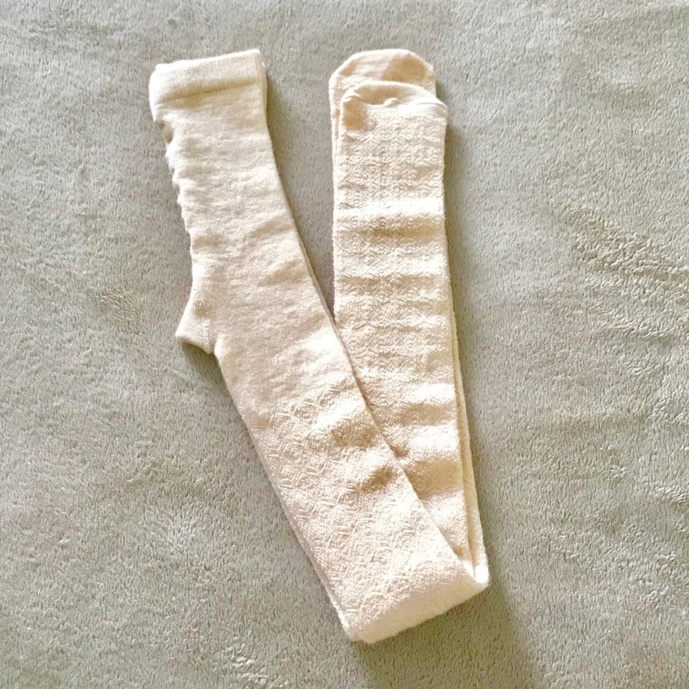 Free People M/L Cream Stockings